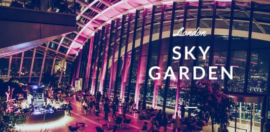 夜は大人の空間、ロンドン「スカイ・ガーデン(Sky Garden)」に大学生が乗り込んでみた