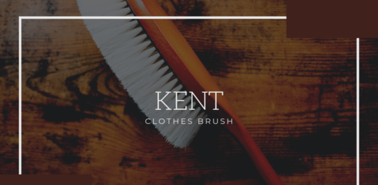 洋服のお手入れこれ1本!「池本刷子工業 ケント静電気除去洋服ブラシ KNC3422」