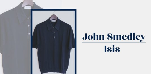 John Smedley(ジョンスメドレー)|ニットポロ「ISIS(ネイビー)」試着・サイズ感レビュー John Smedley(ジョンスメドレー)|ポロシャツ「ISIS」を通販で購入してみた