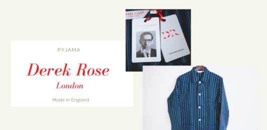 Derek Rose(デレク・ローズ)|ネイビーストライプのセットアップパジャマ購入レビュー Derek Rose(デレク・ローズ)|ネイビーストライプのセットアップパジャマ購入レビュー