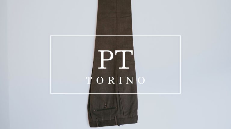 PT TORINO(ピーティートリノ)｜CHINO SLIM (FANTASIA) ストライプ柄チノパンを購入