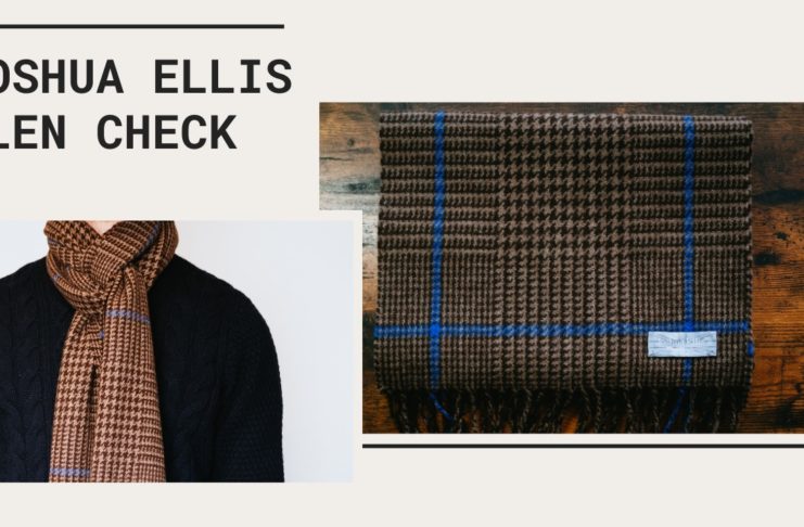 Joshua Ellis(ジョシュア エリス)｜グレンチェック中判カシミヤマフラー　購入レビュー