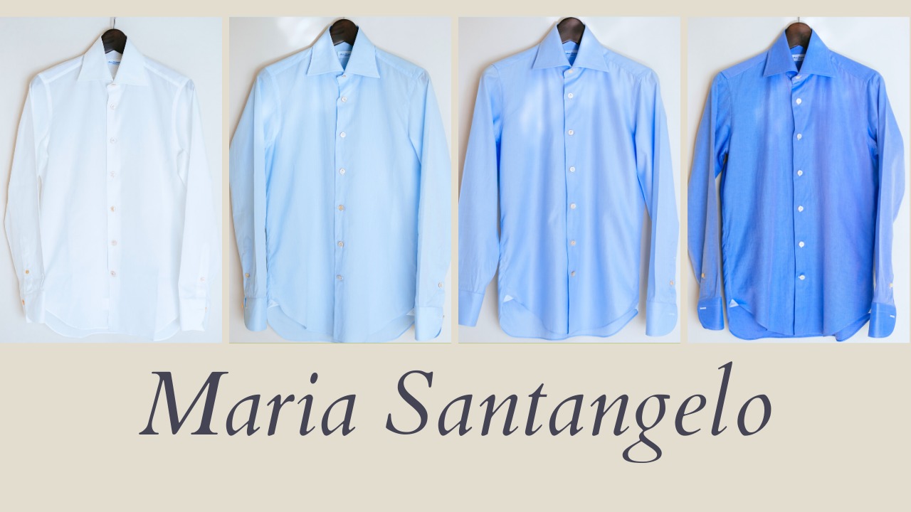 Maria Santangelo(マリア･サンタンジェロ)｜ドレスシャツ4着を購入レビュー(ブロード、ツイル）