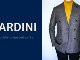 LARDINI(ラルディーニ)｜6Bダブルブレステッドスーツ(グレンプレイド)購入レビュー