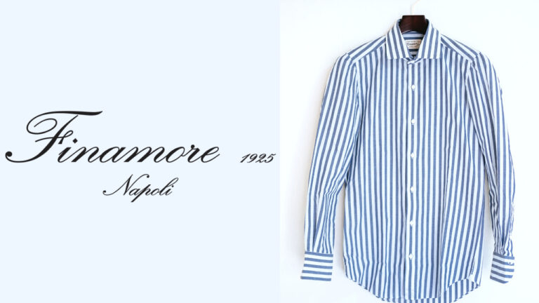 Finamore(フィナモレ)｜手縫いが目立つカジュアルシャツ(ストライプ)　購入レビュー