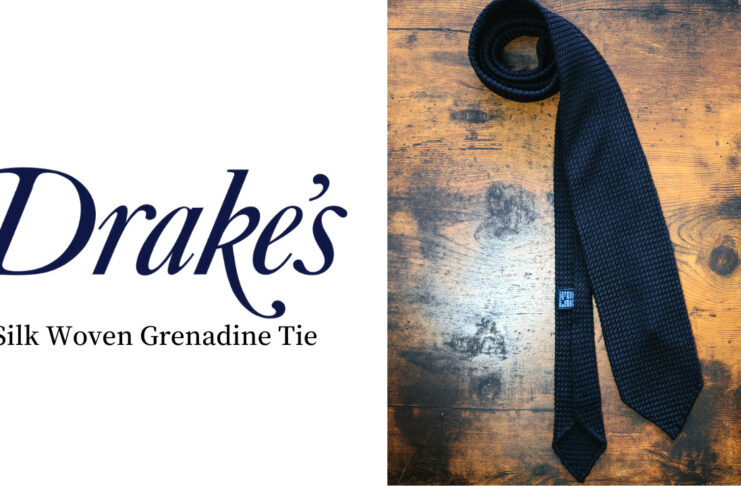 Drake's(ドレイクス)｜稀少な生地から生まれる丈夫なネクタイ「シルクグレナディンタイ」レビュー