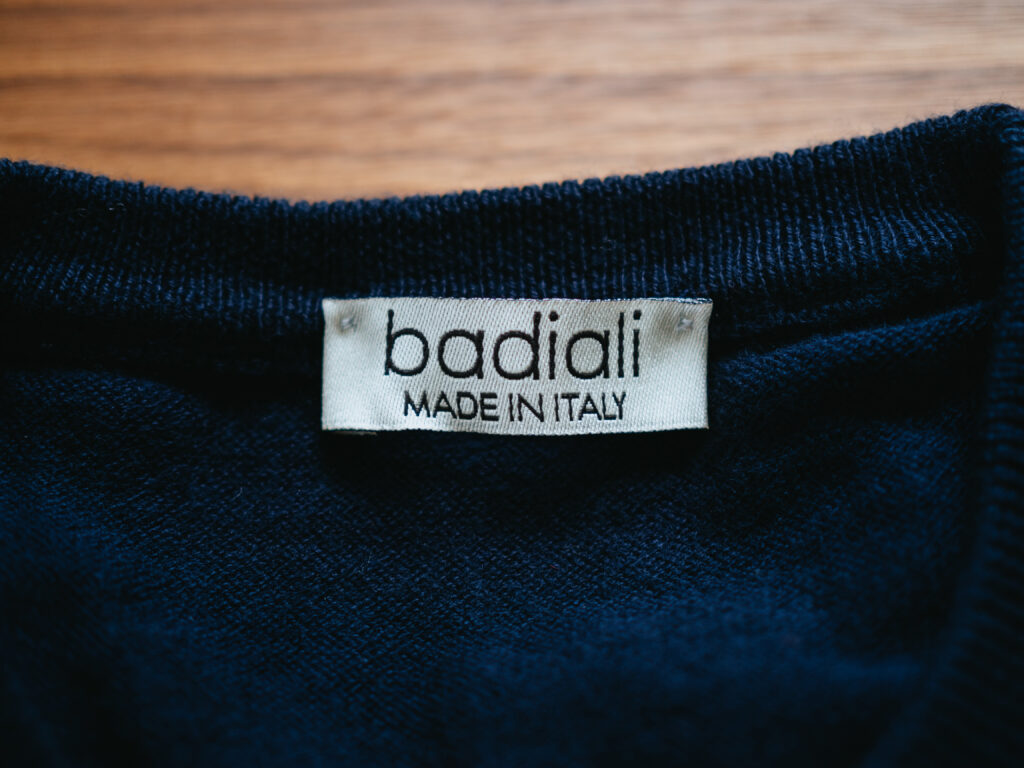 【レビュー】badiali｜イタリア製のクルーネックコットンニット