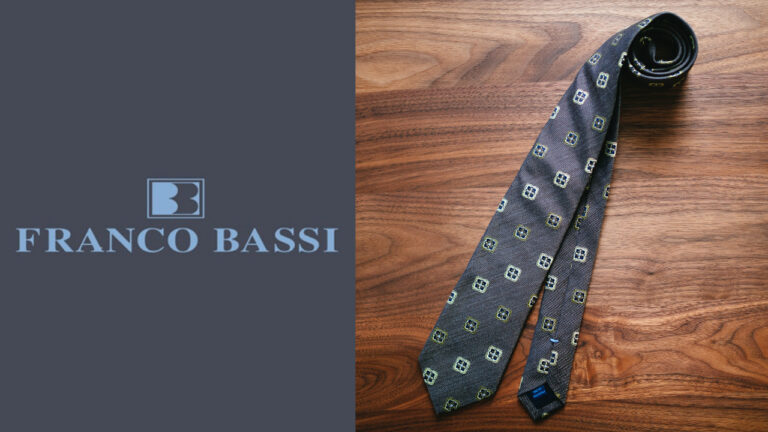 FRANCO BASSI(フランコ バッシ) ｜シルクジャカード小紋柄ネクタイ　レビュー