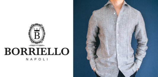 【レビュー】BORRIELLO(ボリエッロ)｜柔らかく肌触りの良いリネンストライプシャツ