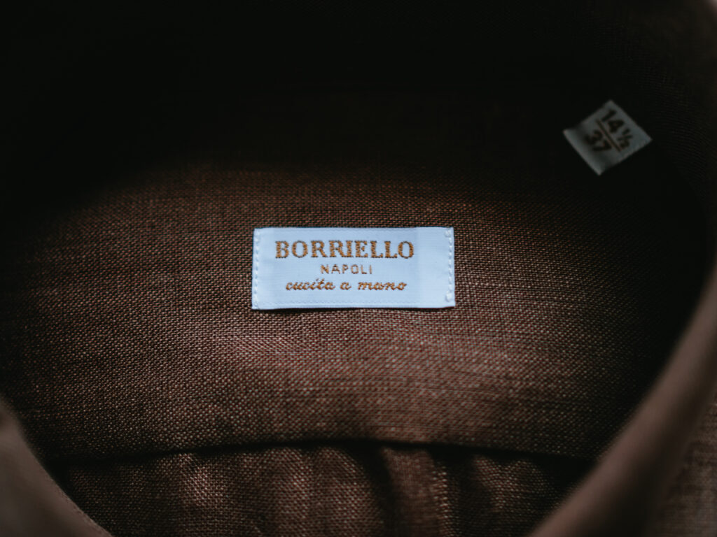 【レビュー】BORRIELLO(ボリエッロ)｜大人の色気。ブラウンリネンシャツ