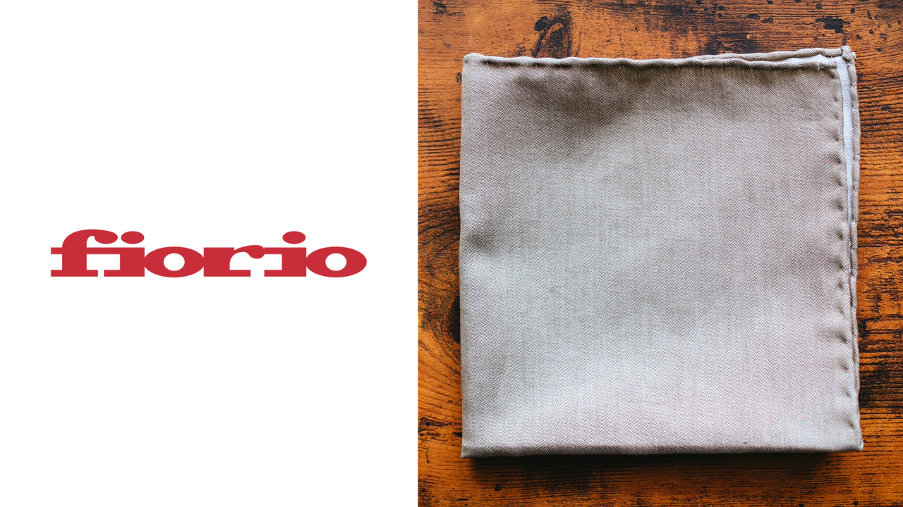 【レビュー】Fiorio(フィオリオ)｜イタリア製のコットンポケットチーフ