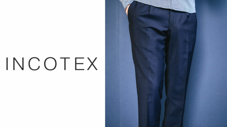 【レビュー】INCOTEX(インコテックス)｜SLIM FIT 30型 サイドアジャスター付きサマーウールパンツ