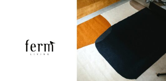 ferm LIVING(ファームリビング)｜幾何学模様のカラフルラグ「Kelim Rug - Merge」レビュー