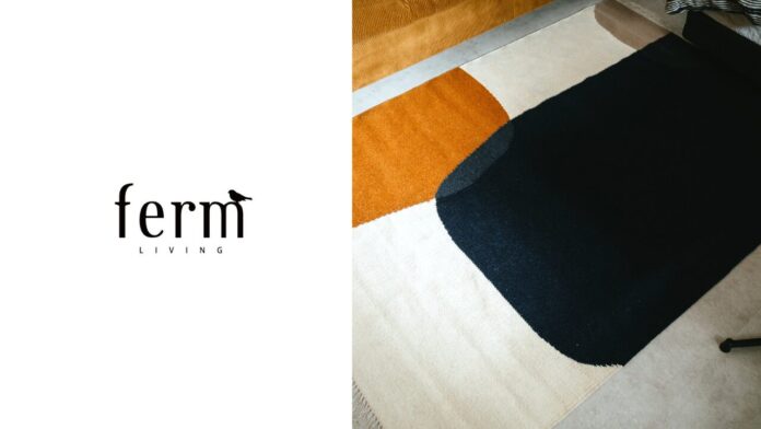 ferm LIVING(ファームリビング)｜幾何学模様のカラフルラグ「Kelim Rug - Merge」レビュー