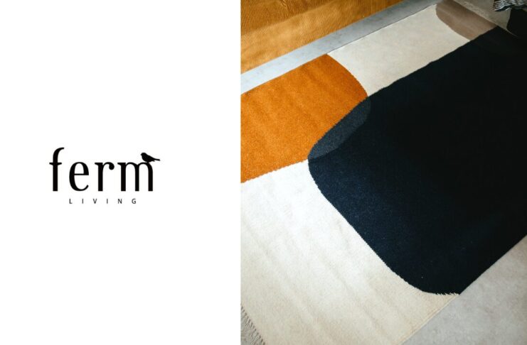 ferm LIVING(ファームリビング)｜幾何学模様のカラフルラグ「Kelim Rug - Merge」レビュー