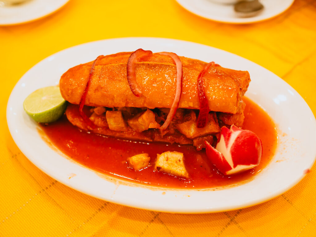 夕食：La Chata de Guadalajara