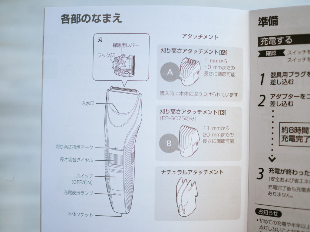【レビュー】Panasonic(パナソニック)|電動バリカン「ER-GC55」で部分セルフカット