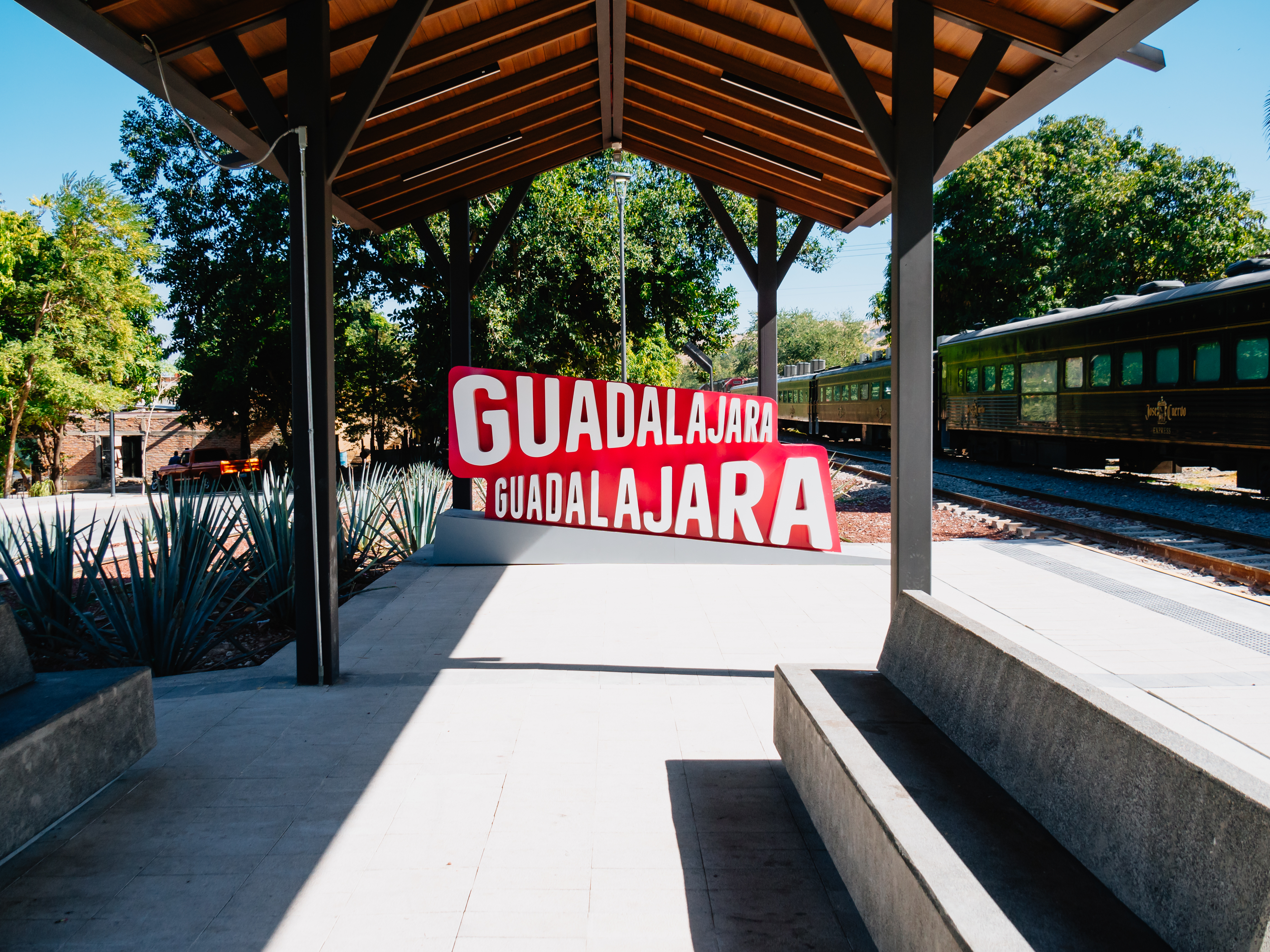 テキーラ村の鉄道駅(Estación de Ferrocarril de Tequila)