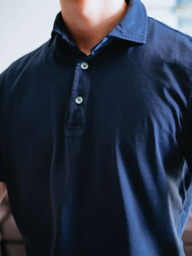 【リピート買い】FEDELI（フェデリ）｜ジャージーポロ「ZERO MM.JERSEY」