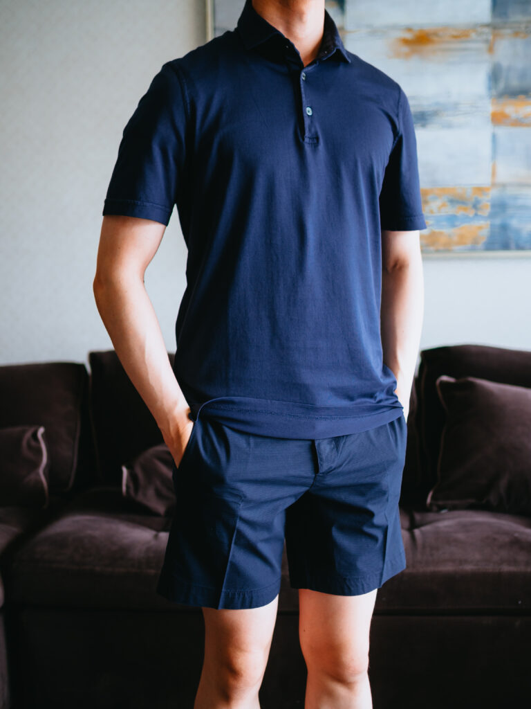 【リピート買い】FEDELI（フェデリ）｜ジャージーポロ「ZERO MM.JERSEY」
