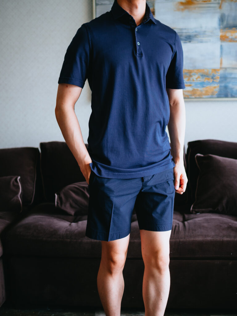 【リピート買い】FEDELI（フェデリ）｜ジャージーポロ「ZERO MM.JERSEY」