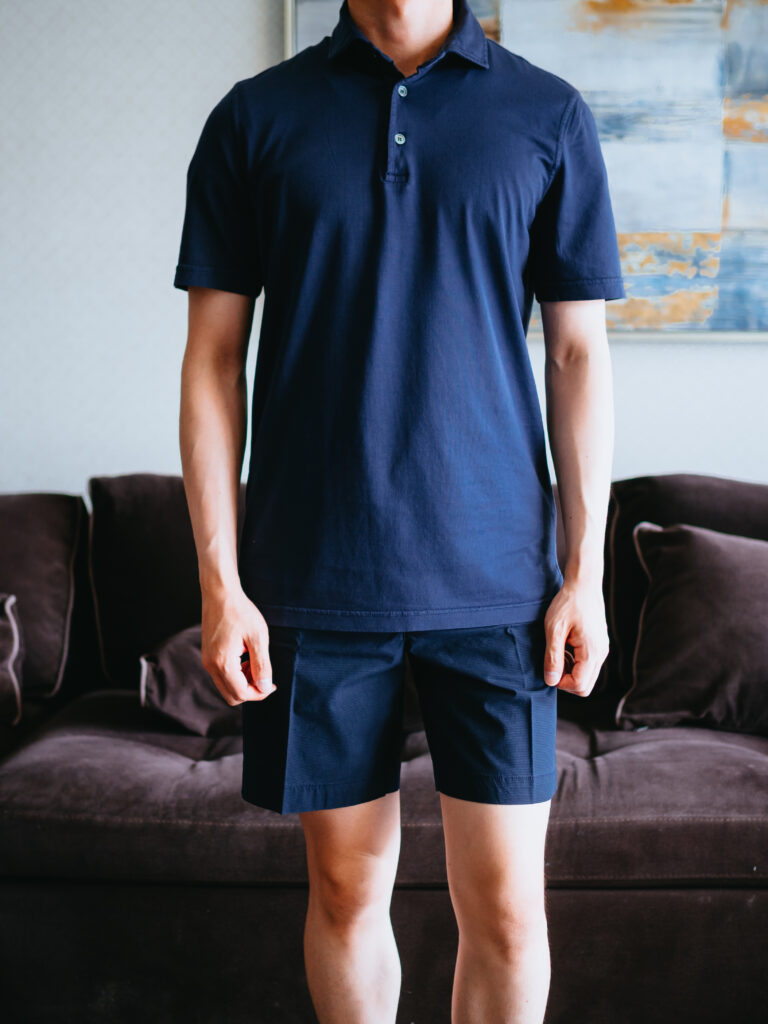 【リピート買い】FEDELI（フェデリ）｜ジャージーポロ「ZERO MM.JERSEY」