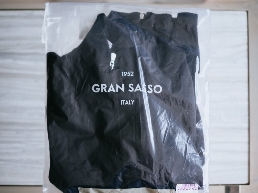【レビュー】Gran Sasso(グランサッソ)|12Gウール スタンドカラージップニットブルゾン