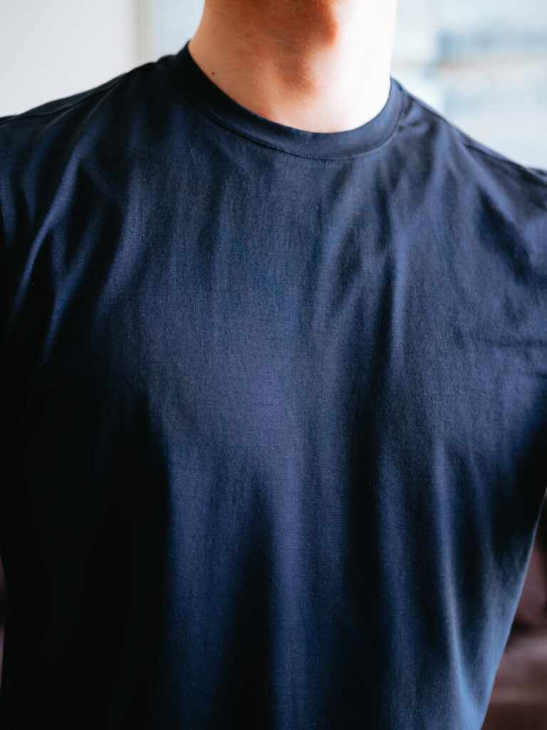 【レビュー】Cruciani（クルチアーニ）｜ストレッチ素材のクルーネックTシャツ